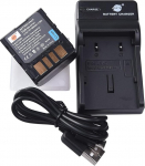 DSTE Li-ion aku ja Micro USB laadija sobivad JVC BN-VF707U GR-D375 GR-D390 GR-D393 GR-D395 GR-D396 GR-D450 GR-D570 GR-D640 GR-D645 kaameraga nagu JVC BN-VF 707 BN-VF714.
