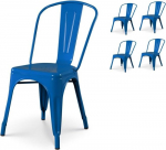 Kosmi - sinine t&ouml;&ouml;stuslikus stiilis metalltool - l&auml;ikiv viimistlus