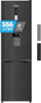 Heinrich&acute;s Fridge Freezer Combination with 356 L Mega Total Volume, 260 L Cooling Volume 96 L Freezer Volume, Fridge Including Water Dispenser, Door Hinge, Changeable, Quiet 37 dB, Large Freezer Boxes
