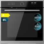 Cecotec Bolero Hexa AF316000 Edge A 3400W multifunktsionaalne sisseehitatud k&uuml;psetusahi 60 cm 81 L mahutavusega 11 funktsiooni Airfryer Master, Pizza Master, Steam Asisst, Steam EasyClean, 3D k&uuml;psetamine, sulatamine.