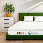 DOLCI SOGNI Topper 100% memory foam 120 x 190 cm - refreshing effect - 100% made in Italy, Oeko-Tex&reg; & CertiPUR&trade; certified, thickness 5 cm, cover with cooling cooler treatment