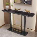 Moodne Faux marmorist diivanilaud kitsas konsool aktsentlaud unikaalne alus t&ouml;&ouml;stuslik sissep&auml;&auml;sulaud koridori elutuppa fuajeesse - stiilne sisekujundus