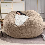 LCYFBE Bean Bag Tool Cover (ainult kate, ilma t&auml;itematerjalita), pehme kohev PV Velvet, pestav, Lazy Diivan Duvet Cover, elutuba, magamistuba, v&auml;lism&ouml;&ouml;bel (180 x 90 cm)