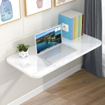 Wandmontage Klappschreibtisch mit Eisen Halterung Platzsparender Esstisch f&uuml;r Home Office Bar K&uuml;che Badezimmer