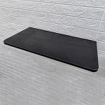 Space-Sing Kokkupandav k&ouml;&ouml;gilaud seinale paigaldatav raske metallist tugi &uuml;marad nurgad paksus valge 40x20cm magamistoa k&ouml;&ouml;gilaud (must, 120x30cm)