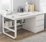 Kaasaegne arvutilaua 3 sahtliga, paksu struktuuriga m&auml;ngulaua, lihtne t&ouml;&ouml;- ja t&ouml;&ouml;laud &otilde;pilastele, kontorisse, magamistuppa, stiilne juhatuslaud