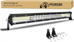 SKYWORLD 20-tolline 51 cm 180 W &otilde;huke LED t&ouml;&ouml;valguse riba 12 V 24 V Combo T&auml;iendav esilatern auto esilatern veekindel LED riba 4 x 4 Offroad traktori ATV UTV SUV veoauto valguse riba kohta