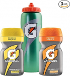 AmazingAmerica Gatorade Powder Set - Iga 350 g apelsini- ja sidrunipulber + Gatorade-pudel komplektis - madala kalorsusega isojoogipulber sportimiseks ja vaba aja veetmiseks - sobib ka kingituseks sportlastele.