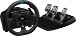 Logitech G923 Gaming TRUE FORCE racing wheel with pedals, force feedback to 1000 Hz, response fast pedal, dual clutch system, leather steering wheel, for Xbox Series X | S, Xbox One / PC - Black