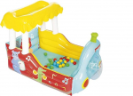 Bestway Fisher-Price Inflatable Steam Train with Ball Pit Including 25 Colourful Play Balls, 132 x 94 x 89 cm, Multi-Coloured