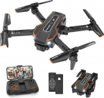 Drone with Camera HD 720P for Children, RC Drone Quadcopter with FPV WiFi Transmission, Headless Mode, 3D Flip, Altitude Hold, Trajectory, Toys and Gifts for Boys Girls Beginners
