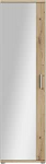 FORTE NET106 Garderoob 50, kingakapp, garderoob, hoiuruum, p&ouml;&ouml;rduksega kapi, 1 uks riiulitega, peegel, k&auml;sit&ouml;&ouml;liste tammepuidust dekoratsioon: 50 cm lai x 180 cm k&otilde;rge x 35 cm s&uuml;gav.