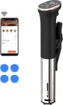 Karinear Sous Vide Garer Stick | Wifi App Control (2.4G WLAN) | 1400W Sous-Vide Stick | 10-90&deg;C, 1-99 Min. Taimer | 360&deg; tsirkulatsioon | Suvide Garer Stick koos Souse Vide magnetiga