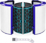 Replacement Filter for Dyson HP04 TP04 DP04 TP05 DP05 Pure Cool, HEPA Air Purifier Filter Accessories, 360 Degree Combination Glass HEPA + Carbon Air Purifier Filter, 969048-03 969048-01