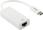 USB 3.1 t&uuml;&uuml;p C, isane USB 3.1, t&uuml;&uuml;p A emane (ADapter), Win 10, Mac OS alates 10.2, Linux, Google Chrome OS Valge USB 3.1 C zu RJ45 LAN Gigabit