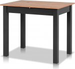 smart s&ouml;&ouml;gilaud, 90 x 60 cm, okaspuidust tammepuust, k&ouml;&ouml;gilaud, pikendatav pikendusplaadiga kuni 130 cm, valmistatud puitmaterjalist, kaasaegne, kuni 6 inimesele.