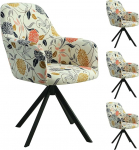 Tooli kate koos k&auml;etugedega, Stretch toolikatted, universaalne eemaldatav kaitsekate, toolide katted, pestav toolikate s&ouml;&ouml;gituppa, k&ouml;&ouml;ki, elutuppa, kontorisse, pulmadekoratsiooniks (mitmev&auml;rviline komplekt 4)