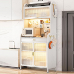 K&ouml;&ouml;gikapp, pagaririiulid k&ouml;&ouml;gi jaoks koos hoiuruumiga, 5-astmeline k&ouml;&ouml;gi hoiukapp, l&auml;bipaistvate ustega ja reguleeritavate riiulitega hoiukapid, k&ouml;&ouml;ki/koridorile (v&auml;rv : Wit, suurus :