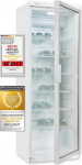 Exquisit joogik&uuml;lmik GKS350-1-GT-280D valge | Mahutavus: 320 L | LED-valgustus | Ringlusjahutus | Ruudukujulised riiulid | Seisev seade