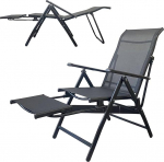 Kokkupandav p&auml;ikesevoodi, telkimislaud koos peatoega, aia lamamistool, kokkupandav 0&deg;-170&deg; reguleeritav seljatugi, Grand Patio, p&auml;ikesevoodi, lamamistool terrassile, aeda, rannale, basseinile