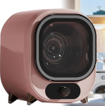 Kaasaskantav kondensaatorkuivati, v&auml;ike, kompaktne trummelkuivati, ventilatsiooniga kuivatamine, 0,8 kg koormus, energiat&otilde;hus, v&auml;ikestesse ruumidesse, matkaautodesse, roosa