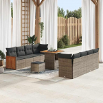 Garten-Sofa-Set mit Kissen 11 tk Grau 80 x 80 x 71 cm Diivan Gartenm?Bel Model3363278