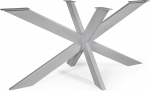 Magnetiline Mobel Spider lauaraam, lauajalad, ristraam, rasked lauajooksud, terasest metallist s&ouml;&ouml;gilaud, laud, konverentsilaud, lihtne kokkupanek (Hall, 120 x 70 x 71 cm (S))