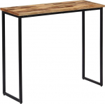 Konsoollaud Taaskasutatavast t&auml;ispuidust teak 90 x 30 x 76 cm Konsoollauad elutuppa Konsoolkapp K&otilde;rvallaud koridorile K&otilde;rvallaud