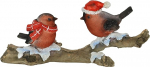 Loomafiguur Linnud puu t&uuml;vel 10 x 23 x 8 cm kuju S&uuml;gisdekoratsioon Talvine teenetem&auml;rk J&otilde;ulukaunistus Advendip&auml;rja aksessuaarid P&auml;rgade kaunistus Linnufiguur Oksad Linnu kuju Skulptuur Linnu skulptuur