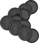 XBERSTAR vahtpolstrite asendamine Jabra Evolve 65 k&otilde;rvaklappide padjakate padjad Jabra Evolve 20 20se 30 30II 40 65 65+ 5 paari k&auml;snad k&otilde;rvapadjadele