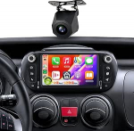 Hodozzy Carplay autoraadio Fiat Fiorino/Qubo/Peugeot Bipper/Citroen Nemo 2008-2016 USB/USB-C Android autoradio 7-tollise sisekraaniga koos Android Car/WiFi/GPS/RDS/FM/BT-ga