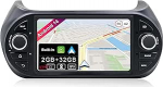 JOYX Android 13 autoraadio Sobib Fiat Fiorino/Qubo/Citroen Nemo/Peugeot Bipper | Tagantvaate kaamera Canbus Free | 7-tolline 2G + 32G | GPS 1 DIN | roolijuhtimispuldiga Dab 4G WiFi Carplay BT