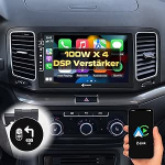 DYNAVIN Android autoraadio navigatsioonis&uuml;steem VW Sharan Seat Alhambra jaoks, 9-tolline OEM raadio traadita Carplay ja Android Car, Head-up Display, sisaldab DAB+: D9-DF56 Premium Flex