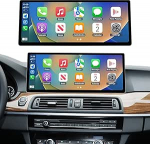 Ninetom 12,3-tolline autoraadio, Apple CarPlay/Android Car/Mirrorlink/GPS 2012-2016 BMW 5 seeria F10/F11 jaoks koos NBT puuteekraaniga autoraadio, GPS-navigatsioon auto jaoks, integreeritud DSP-dega