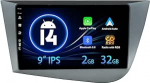 2G + 32G autoraadio Android 14 jaoks Seat Leon 2 MK2 2005-2012 koos kaameraga Carplay Android auto 9-tolline IPS tugi DAB/WiFi/BT5.0/USB/MirrorLink/SWC/FM/RDS Double DIN