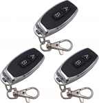 DieseRC 3 x kaugjuhtimispult 1527 Learning Code Wireless Remote Transmitter Key Fob 2 nuppu kasutamiseks koos DiesRC vastuv&otilde;tjaga
