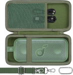 co2CREA k&otilde;va kandekott Soundcore Motion 300 kaasaskantavale Bluetooth-k&otilde;larile, ainult kott, roheline, kaasaegne