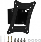 Monitori seinakinnitus, universaalne teleri seinakinnitus, fikseeritud lameekraaniga stendimontuur, reguleeritav kallutatav 10 kraadi kallutamisnurk 14"-27" LCD LED-monitorile, maksimaalselt 10