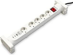 Salicru SPS Safe 5+ Power Strip - Viimase p&otilde;lvkonna aktiivsed elektrikaitseseadmed (5 Schuko pistikupesa)