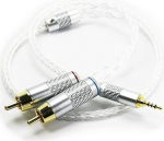 Ablet 2,5 mm tasakaalustatud TRRS mees- ja RCA mees HiFi-kaabel &uuml;hildub Astell&Kern AK100II, AK120II, AK240, AK380, AK320, DP-X1A, FIIO X5III, XDP-300R, iBasso DX200, CANiga.