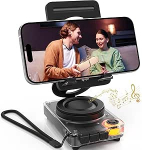 Handy-St&auml;nder mit kabellosem Bluetooth-Lautsprecher, tragbarer Schreibtisch-Lautsprecher mit HD-Sound, TF/microSD-Kartensteckplatz, kompatibel mit iPhone/Galaxy, f&uuml;r Zuhause & Outdoor, Geschenk f&uuml;r