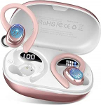 Bluetooth 5.4 k&otilde;rvaklapid Sport, 2025 In-Ear k&otilde;rvaklapid traadita Bluetooth 6D Stereo/4 ENC mikrofoniga, 50H m&uuml;rasummutusega k&otilde;rvaklapid, k&otilde;rvaklappidega spordik&otilde;rvaklapid, IP7 veekindlad k&otilde;rvaklapid