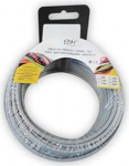 EDM 28424 Paindlik kaablirull, halogeenivaba, hall, 1,5 mm, 25 m, hall