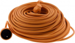 Zenitech - Aia pikendus 16A HO5VV-F 3G1.5 2P+maandus 50 m - oranž