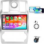 4G + 64G Androidi autoraadio Chrysler 300 300C 2004-2011 juhtmevaba Carplay Android autole, Hodozzy 9-tolline puuteekraaniga autoraadio 2 DIN koos Navi, Bluetooth, WiFi, EQ/DSP, FM / RDS raadio, tagurdamine