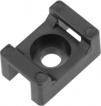 hankekaart 50 tk must kaabliside baas sadulale paigaldatud juhtmehoidja p&uuml;siv ankurdus seinale laud 15x10x7mm