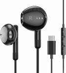 USB C k&otilde;rvaklapid iPhone 16 15 Plus Pro Max iPad Pro k&otilde;rvaklapid koos kaabliga USB C, mikrofon, helitugevuse reguleerimine Samsung S24 S23 S22 S21 S20 A53 A54 Google Pixel 8 7 6A 5 4 OnePlus 10 9