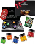 Hallingers Genuss Manufaktur Spice Advent Calendar - 24 v&uuml;rtsi ja v&uuml;rtsisegu kogu maailmast, toiduvalmistamise grillimaitsekomplekt, kingiidee meestele naistele, Premium j&otilde;ulukalender 2025