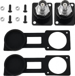 2 komplekti BNC D-t&uuml;&uuml;pi pistikut 50ohm 31x26mm veekindla kattega ringh&auml;&auml;linguturvalisuse j&auml;lgimise kommunikatsiooniseadmete jaoks