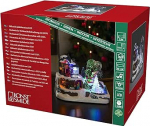 Konstsmide 3446-000 "Train Station with Crystal Tree" LED j&otilde;uluk&uuml;la koos animeeritud rongi ja LED puuga / &Uuml;heksa v&auml;rvilist LED-i / Trafo v&otilde;i patarei kasutamine / Valikuline kaheksa laulu muusika funktsioon / 23,5cm lai 17cm k&otilde;rge